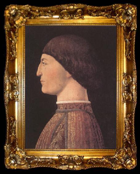 framed  Piero della Francesca Portrait of Sigismondo Malatesta (mk05), ta009-2